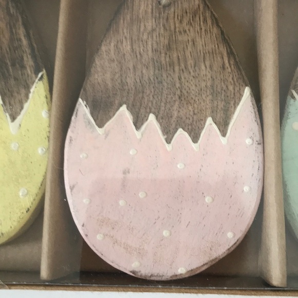 NWT Primitive 6’ Easter Egg Garland Wood - Picture 3 of 5